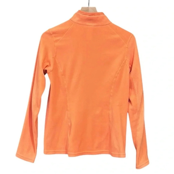 The North Face Fleece 1/4 Zip Pullover Tangerine Orange Size Small - Picture 7 of 15